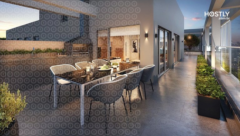 Studio Moderne dans un Quartier Prestigieux de Porto Alegre
