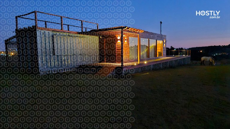 Cabana–Container: 6ha, 5min do centro de São Chico