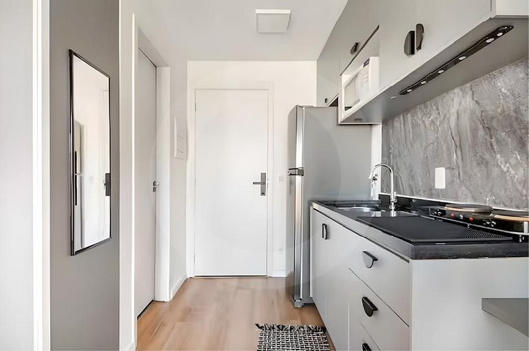 Studio ótima localização em SP/3min metro Brooklin