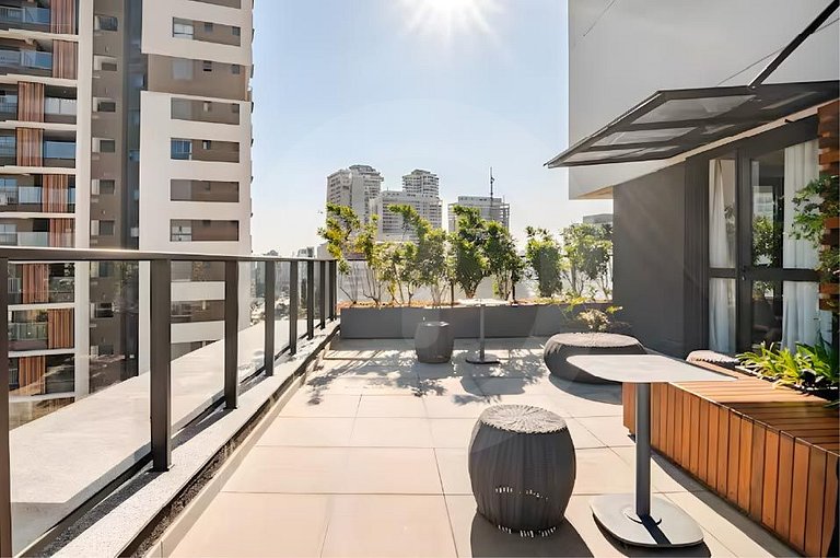 Studio ótima localização em SP/3min metro Brooklin