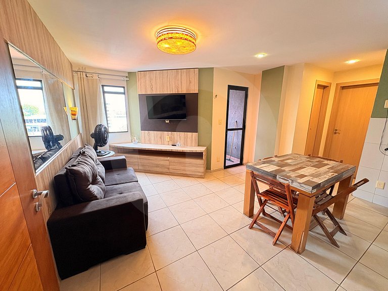 Well-located apartment with a view of Rota do Sol