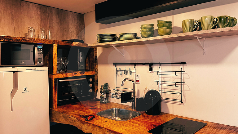 Cabina Panoramica nei campi della serra