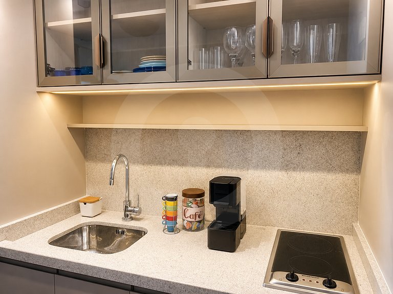Apartamento moderno com suíte no Menino Deus